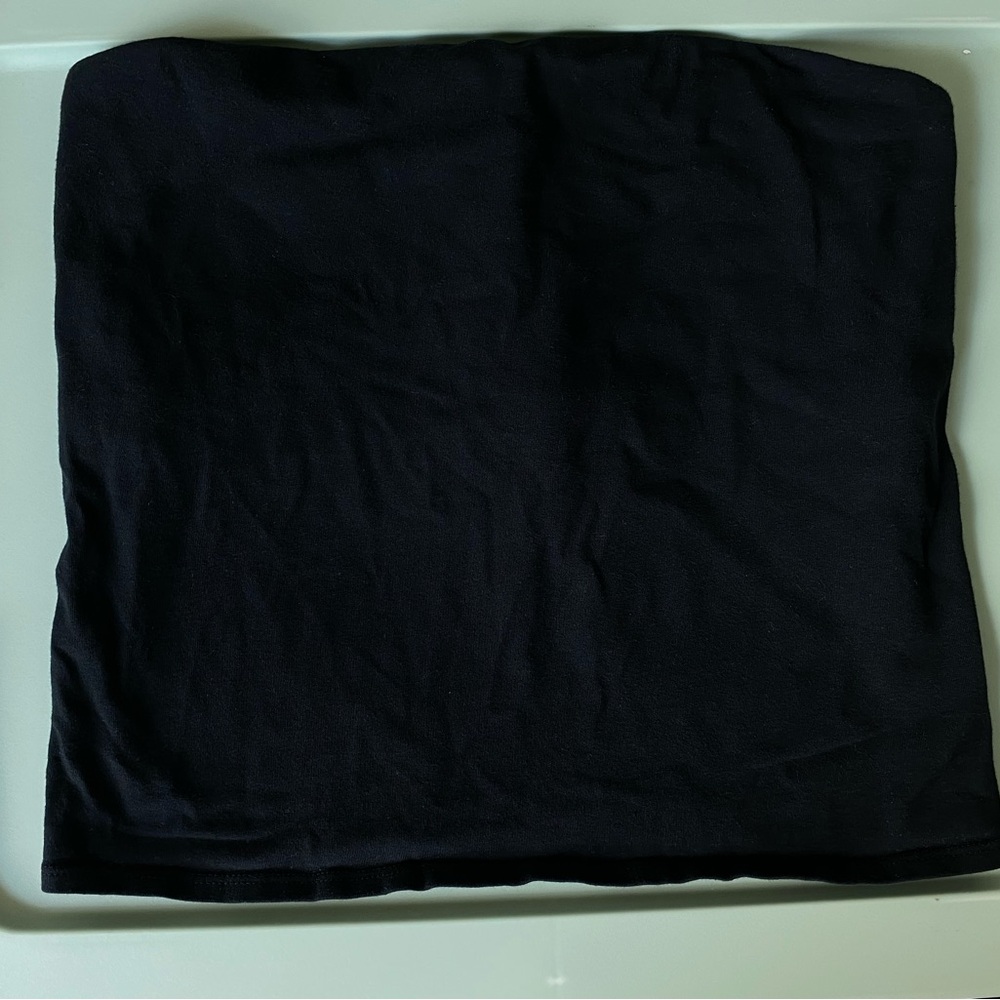 Wild Fable Black Cotton Tube Top